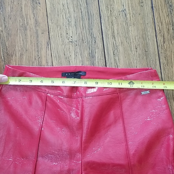 Armani Exchange Seamed Patent Leggings - Picture 12 of 12